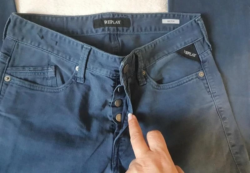 Calça jeans Replay azul-marin corte slim 38 - M – photo 4